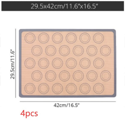 Silicone Fiberglass Mat Silicone Mat Baking Circle Mat