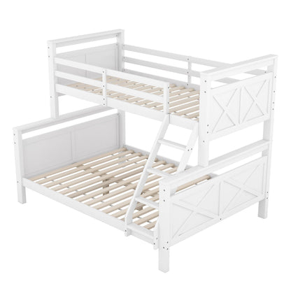 Pine Children's Bed - Kinder Hochbett Kiefer Holz Etagenbett