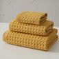 Pure Cotton Honeycomb 32 Bath Towels - Baumwolle Luxus Tücher Handtücher